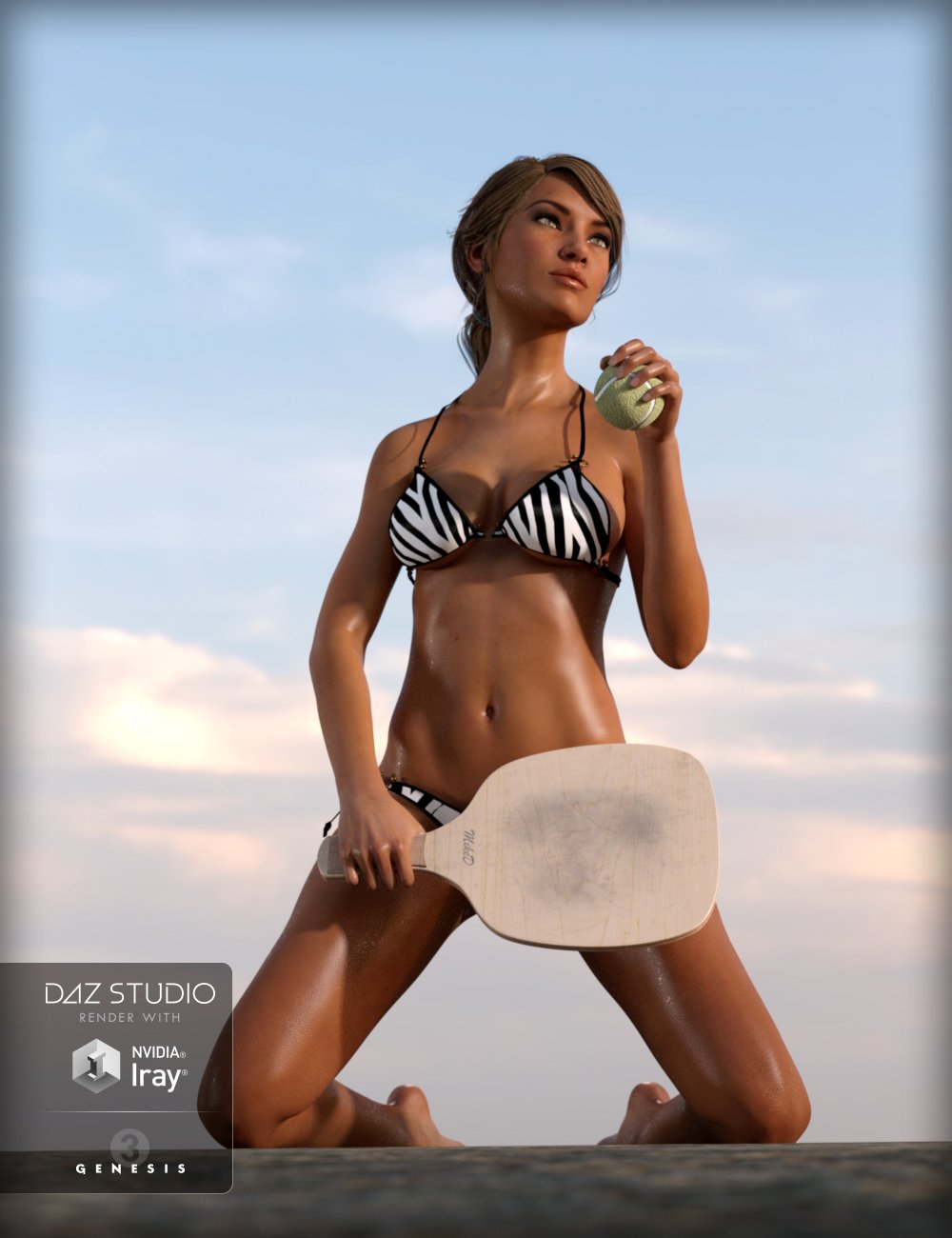 Summer Toys for Genesis 3 and 8 Male(s) and Female(s) by: MikeD, 3D Models by Daz 3D