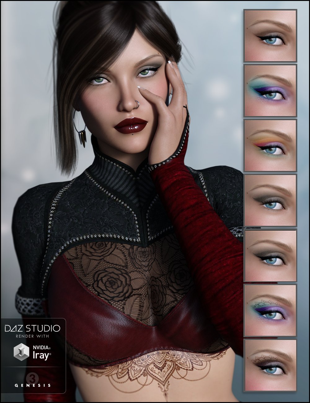 Aurelia for Genesis 3 and 8 Female by: JessaiiAdiene, 3D Models by Daz 3D