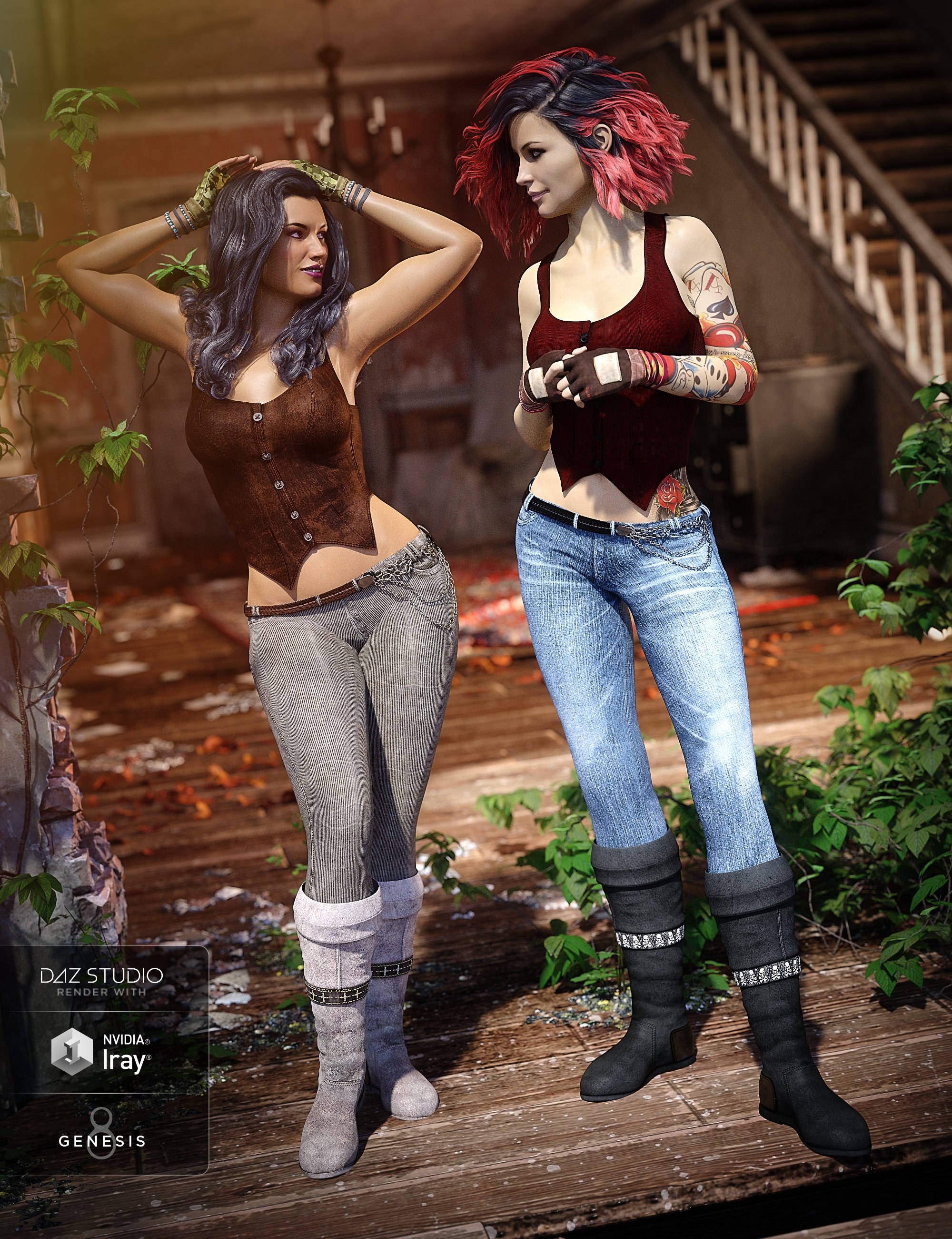 Urban Action Textures by: Shox-Design, 3D Models by Daz 3D