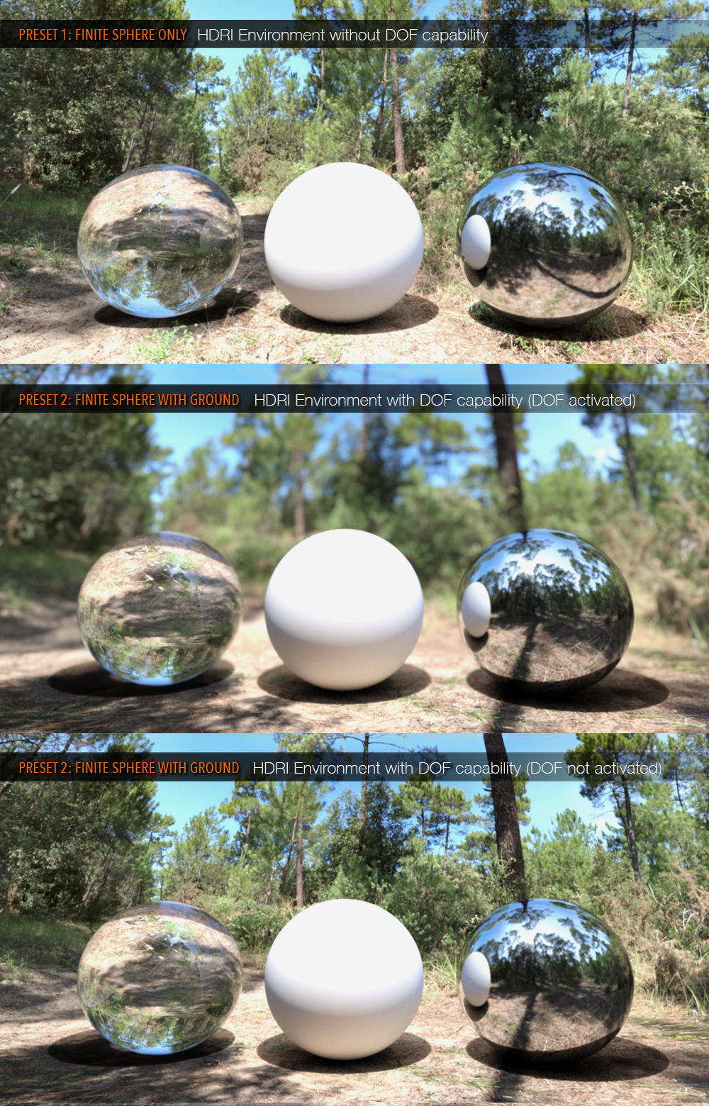 UltraHD Iray HDRI With DOF - Through the Pines by: Cake OneBob Callawah, 3D Models by Daz 3D