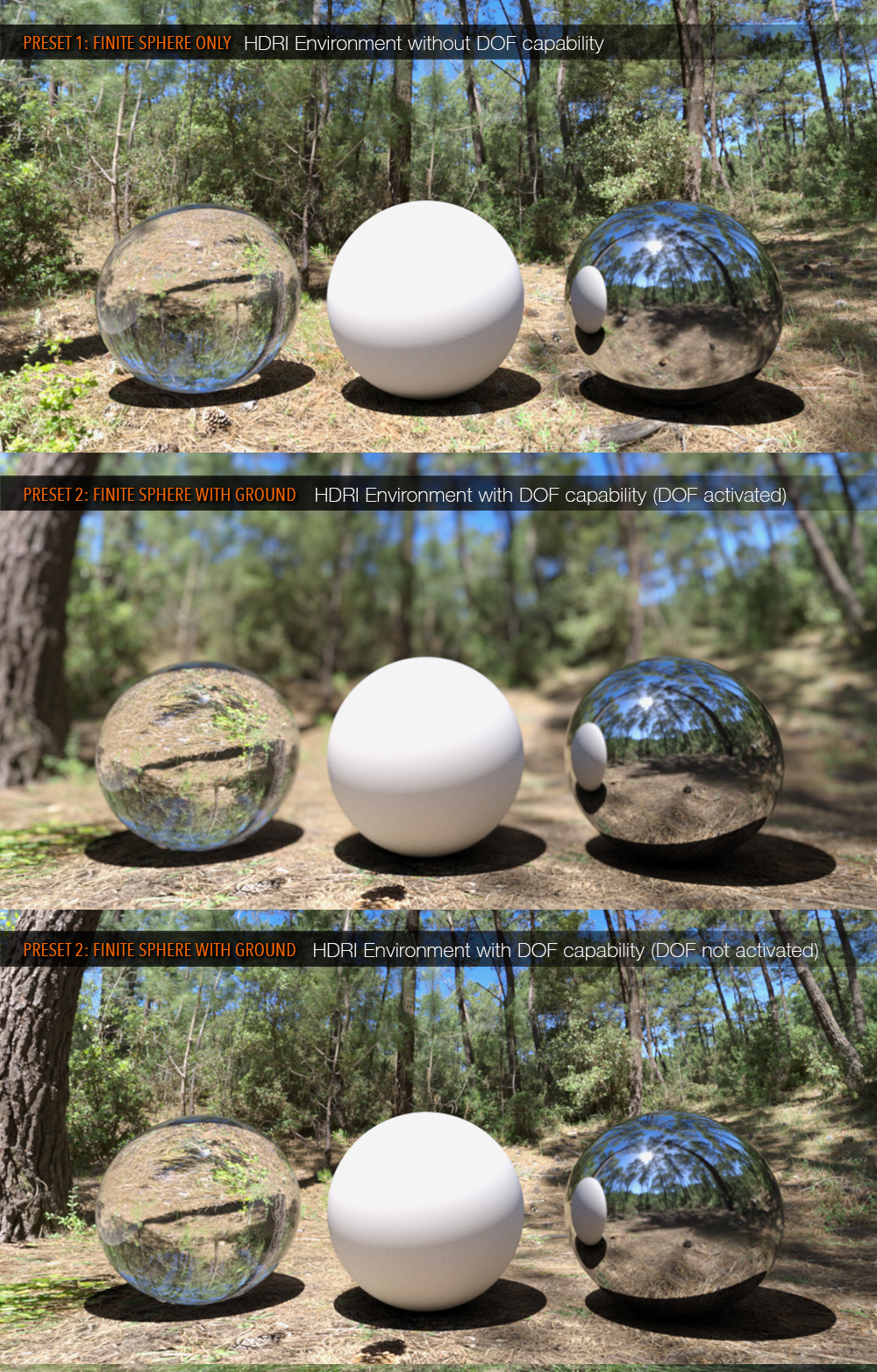 UltraHD Iray HDRI With DOF - Through the Pines by: Cake OneBob Callawah, 3D Models by Daz 3D