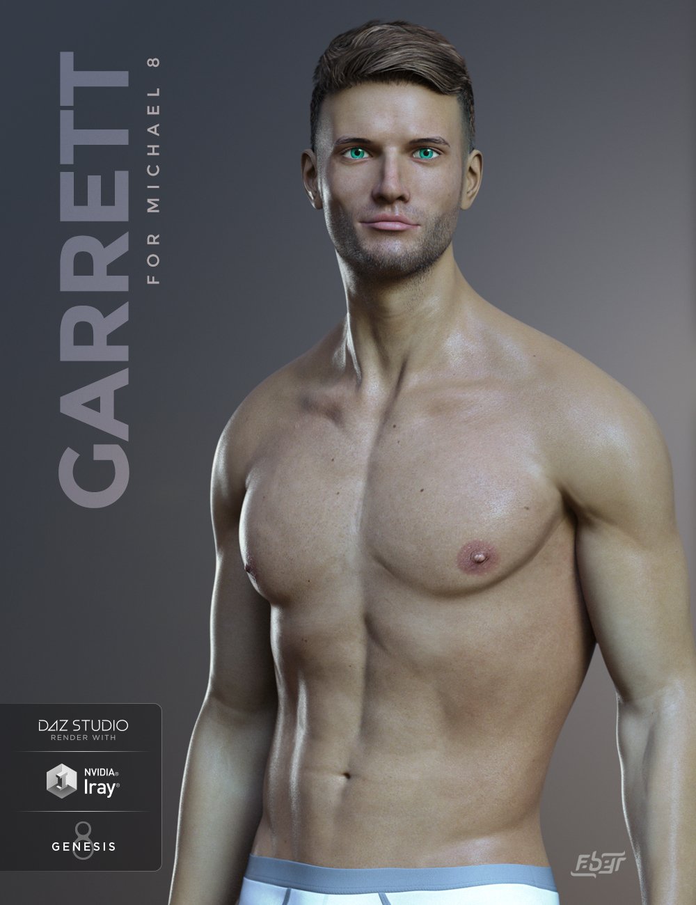 Garrett for Michael 8 by: Faber Inc, 3D Models by Daz 3D
