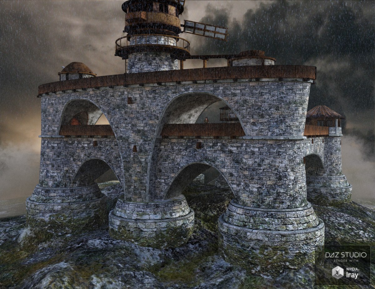 The Wizard Castle II by: Kibarreto, 3D Models by Daz 3D