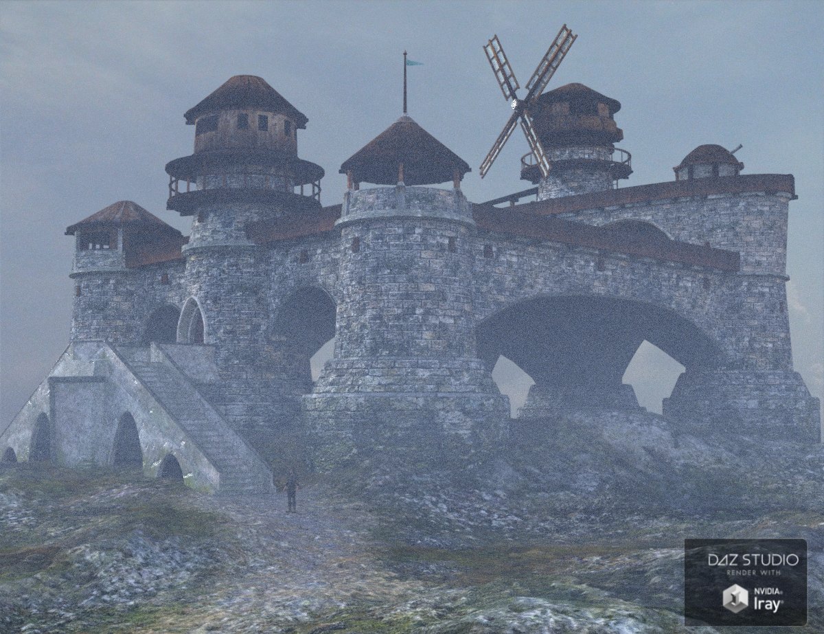 The Wizard Castle II by: Kibarreto, 3D Models by Daz 3D