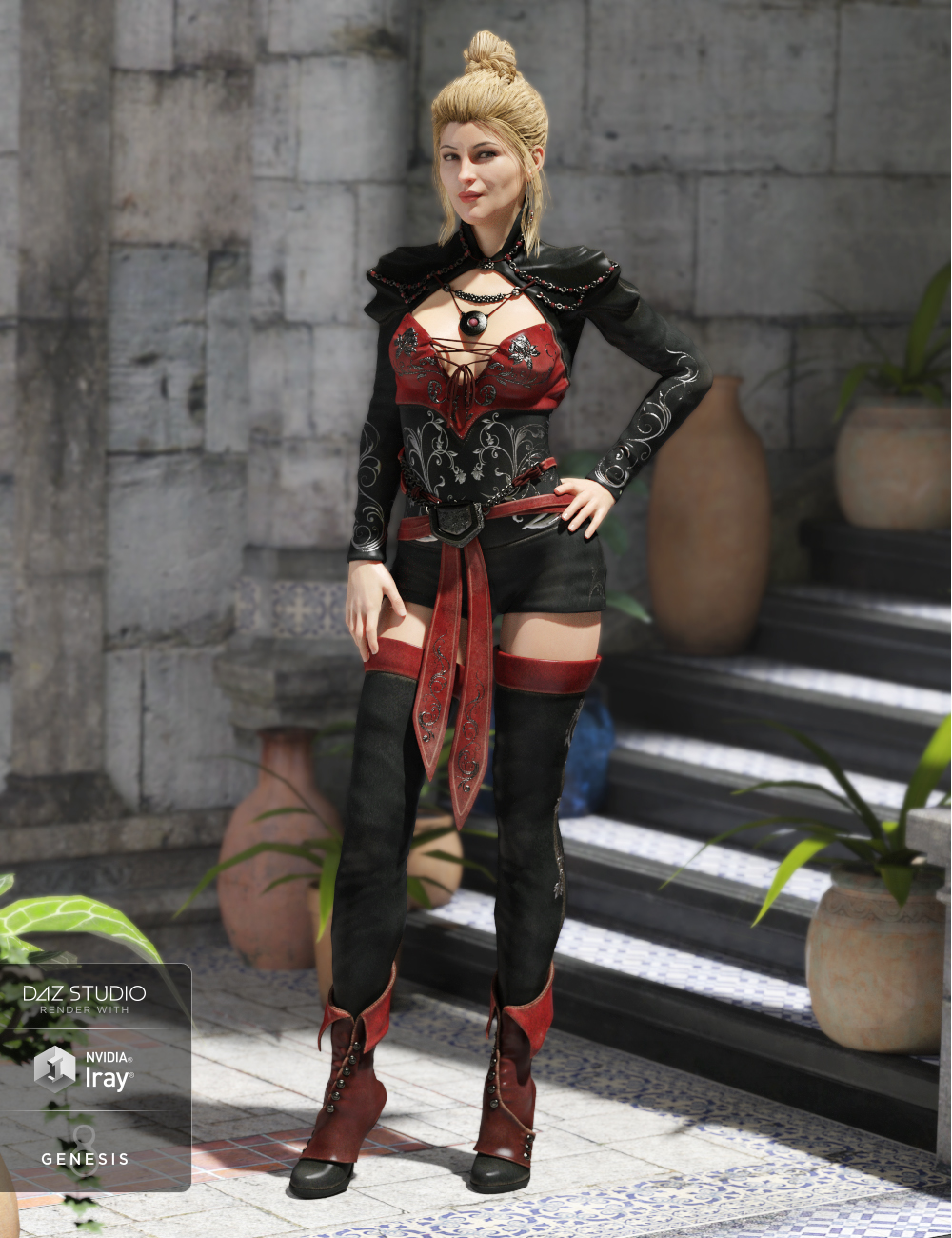 Chosen Outfit Textures by: Arien, 3D Models by Daz 3D