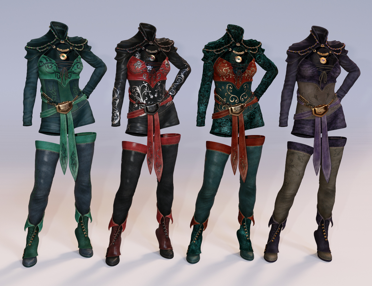 Chosen Outfit Textures Chosen Outfit Textures by: Arien, 3D Models by Daz 3D