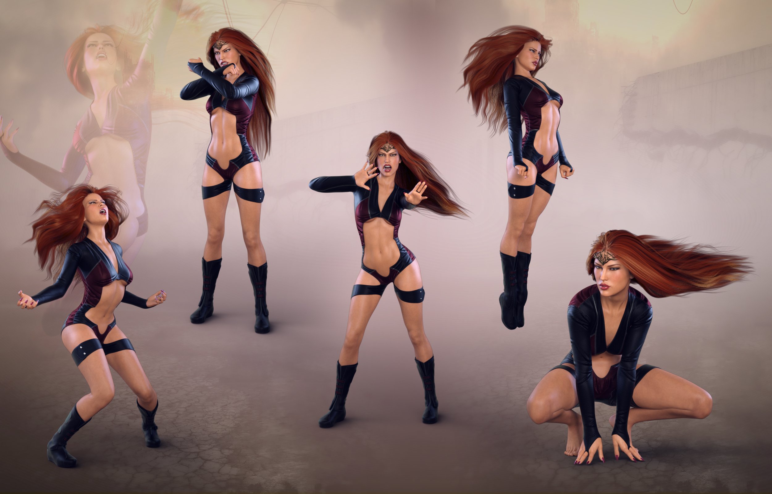 Z Epic Heroine Poses for Genesis 8 Female Z Epic Heroine Poses for Genesis 8 Female by: Zeddicuss, 3D Models by Daz 3D