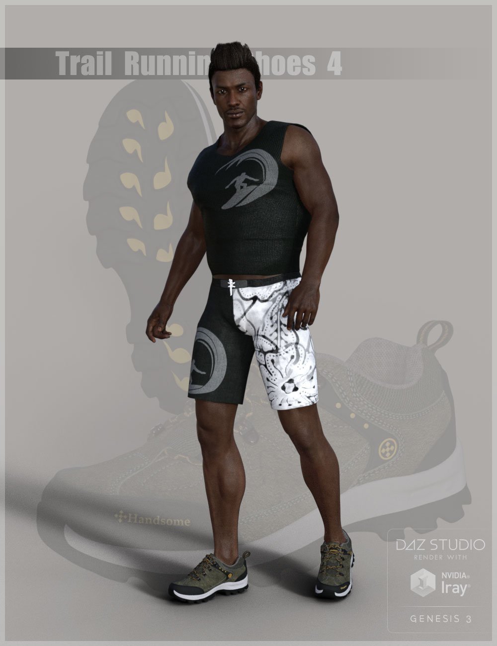 Trail Running Shoes 4 for Genesis 3 and 8 Male(s) Trail Running Shoes 4 for Genesis 3 and 8 Male(s) by: Cute3D, 3D Models by Daz 3D