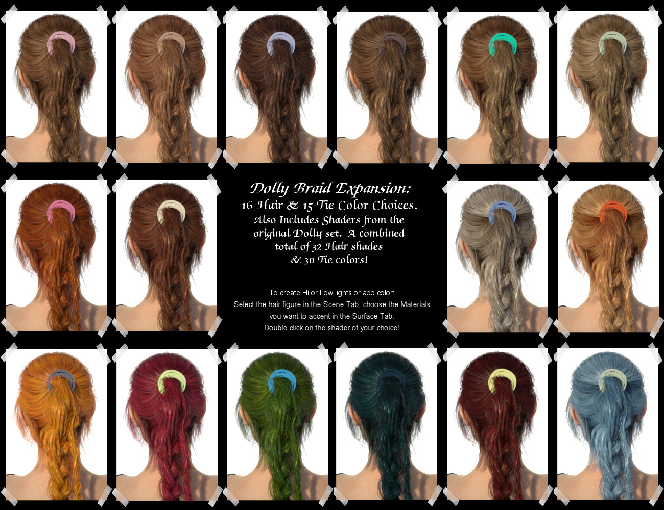 Dolly Changable Hair Expansion for Genesis 3 and 8 Female(s) Dolly Changable Hair Expansion for Genesis 3 and 8 Female(s) by: goldtassel, 3D Models by Daz 3D