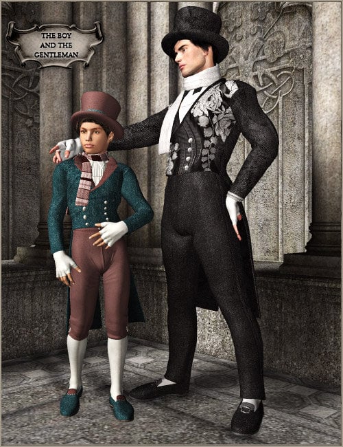 The Boy and the Gentleman by: , 3D Models by Daz 3D
