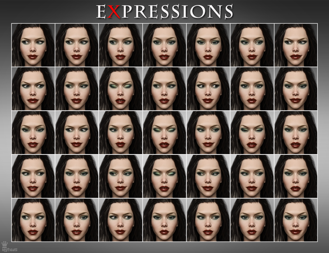 Expose II Poses for Genesis 3 Female by: Mytilus, 3D Models by Daz 3D