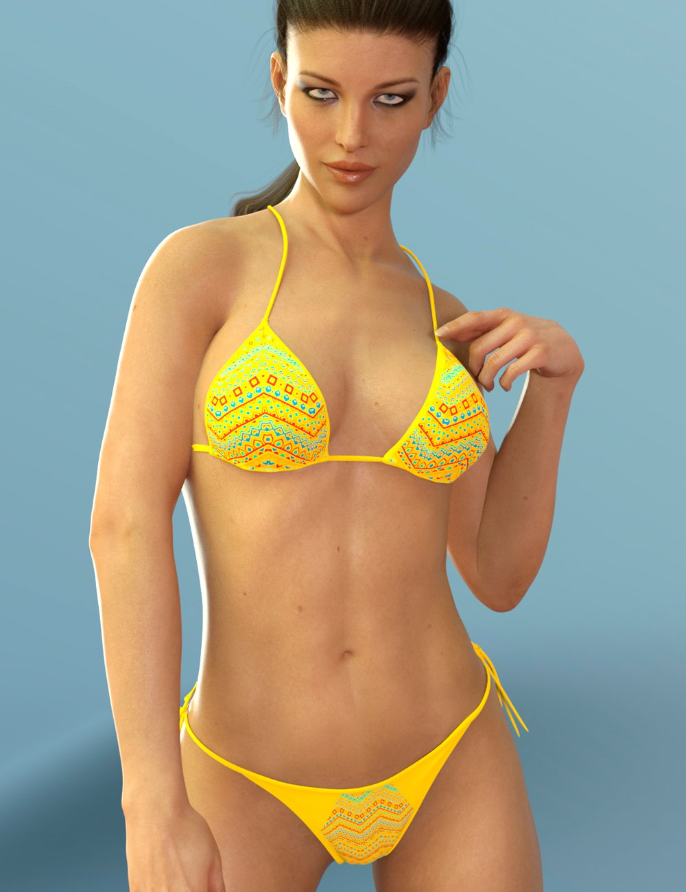 X-Fashion String Bikini for Genesis 8 Female(s) by: xtrart-3d, 3D Models by Daz 3D