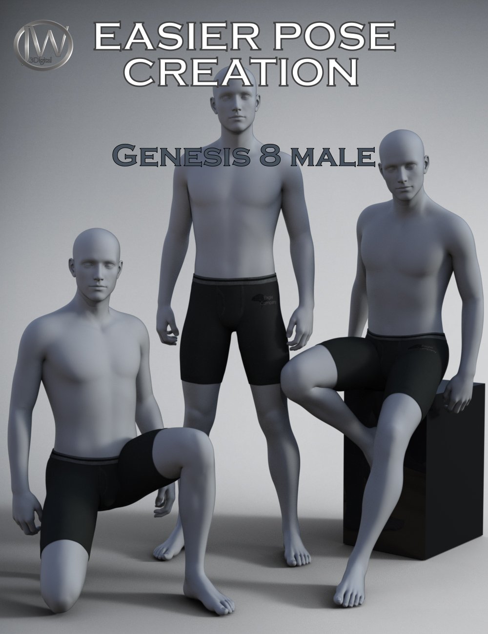 Easier Pose Creation for Genesis 8 Male by: JWolf, 3D Models by Daz 3D
