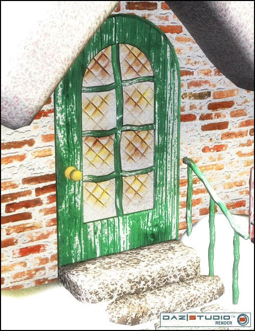 Santa's Cottage Santa's Cottage by: IsauraS, 3D Models by Daz 3D