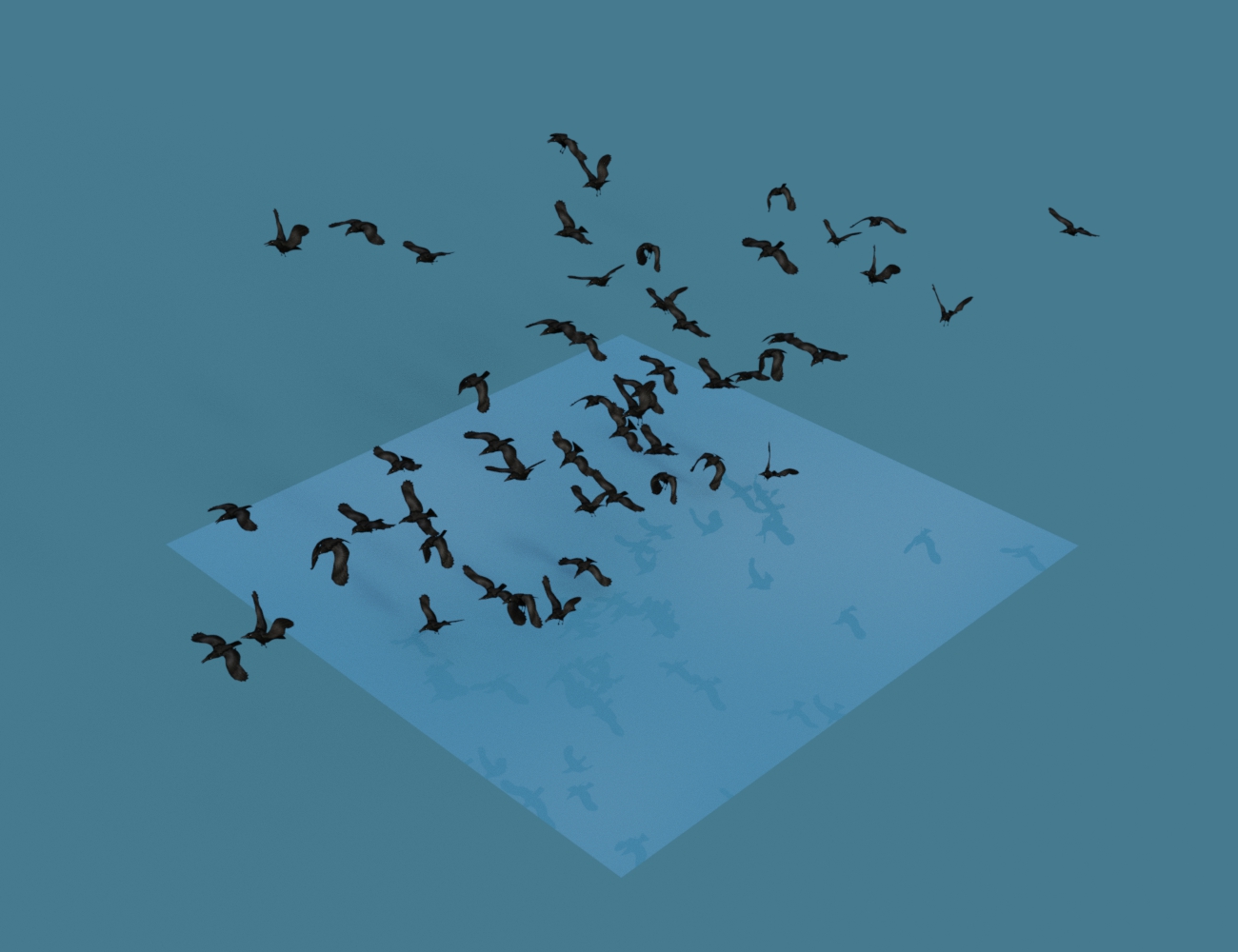 The Flock Gulls and Crows The Flock Gulls and Crows by: DzFire, 3D Models by Daz 3D