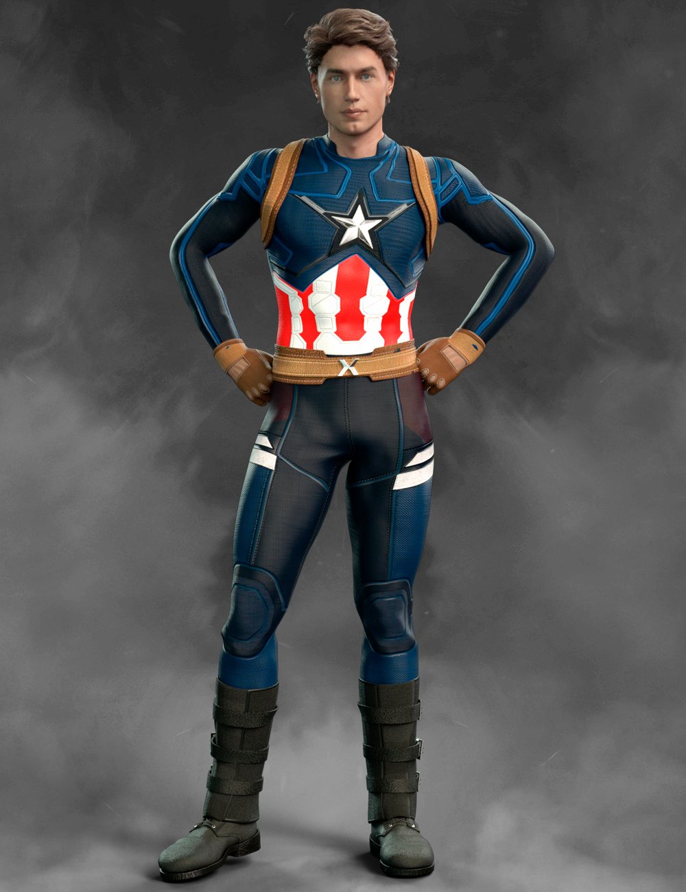 X-Fashion America Outfit for Genesis 8 Male(s) X-Fashion America Outfit for Genesis 8 Male(s) by: Mely3Dxtrart-3d, 3D Models by Daz 3D