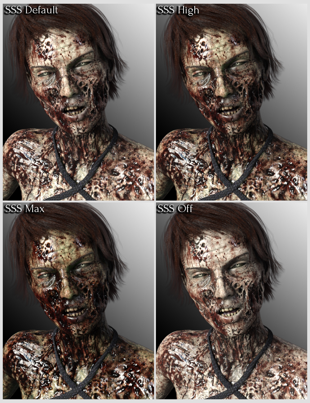 Ultimate Zombie HD for Genesis 3 Female Ultimate Zombie HD for Genesis 3 Female by: Groovy Patrol, 3D Models by Daz 3D