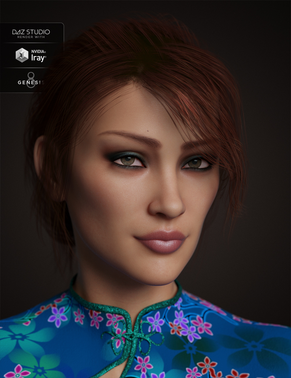 Dharla for Genesis 8 Female by: Mechaven, 3D Models by Daz 3D
