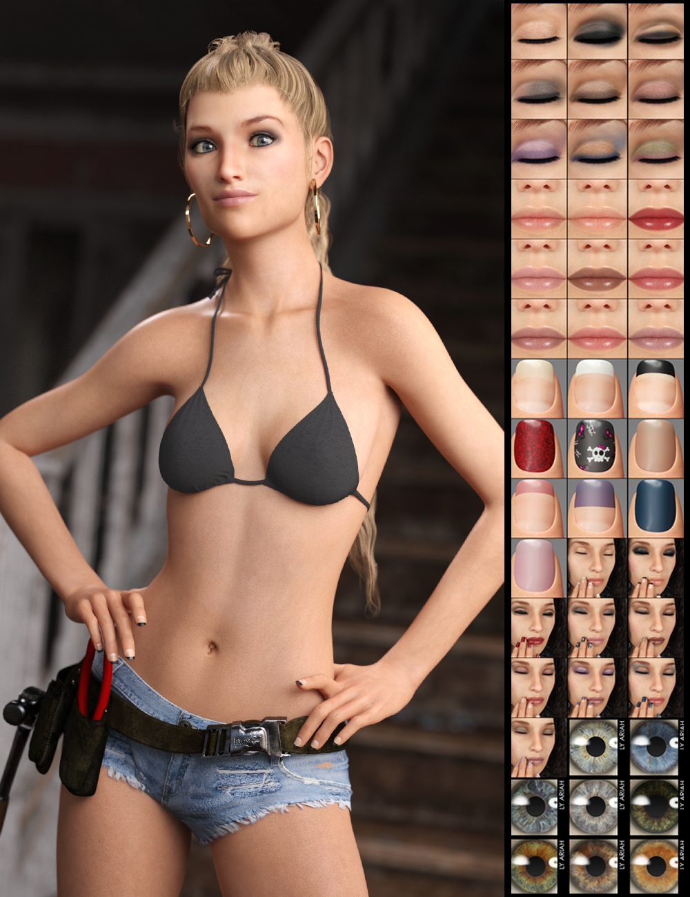 LY Ariah HD for Genesis 8 Female by: Lyoness, 3D Models by Daz 3D