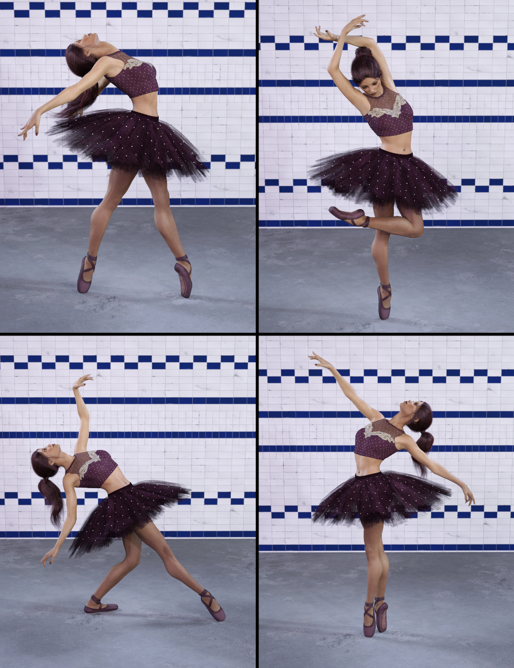 Capsces Ballet Poses for Genesis 8 Female(s) by: Capsces Digital Ink, 3D Models by Daz 3D