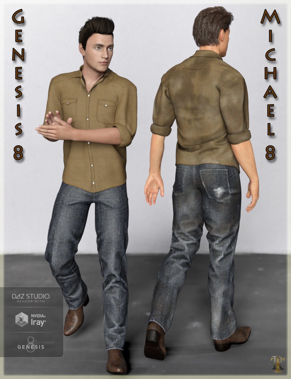 Last Survivor Outfit for Genesis 8 Male(s) by: Trendy Renders, 3D Models by Daz 3D
