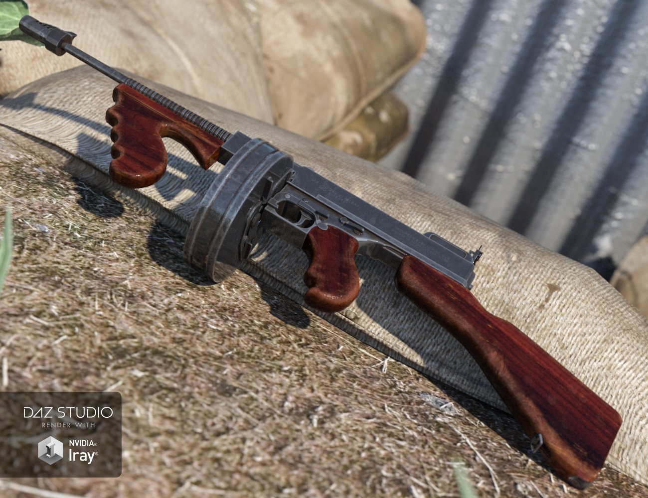 WW2 Submachine Guns WW2 Submachine Guns by: , 3D Models by Daz 3D