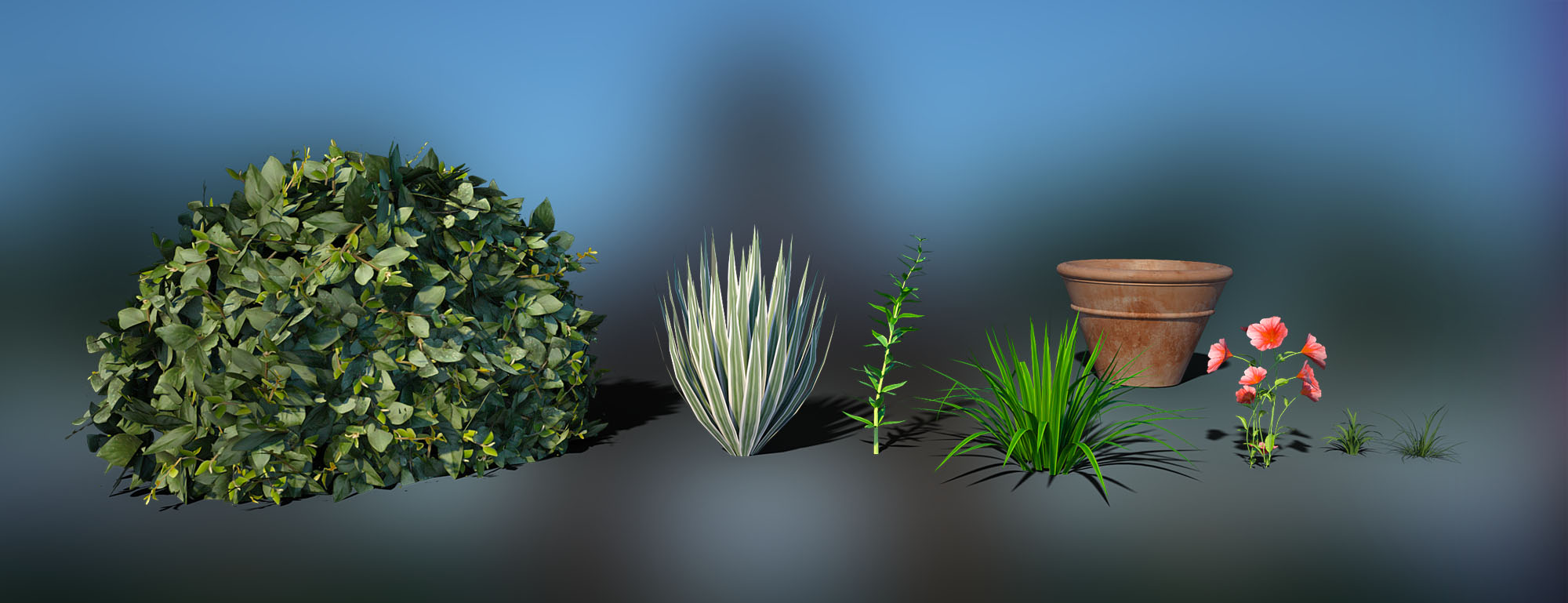 Gazebo, Garden and Patio Set by: bitwelder, 3D Models by Daz 3D