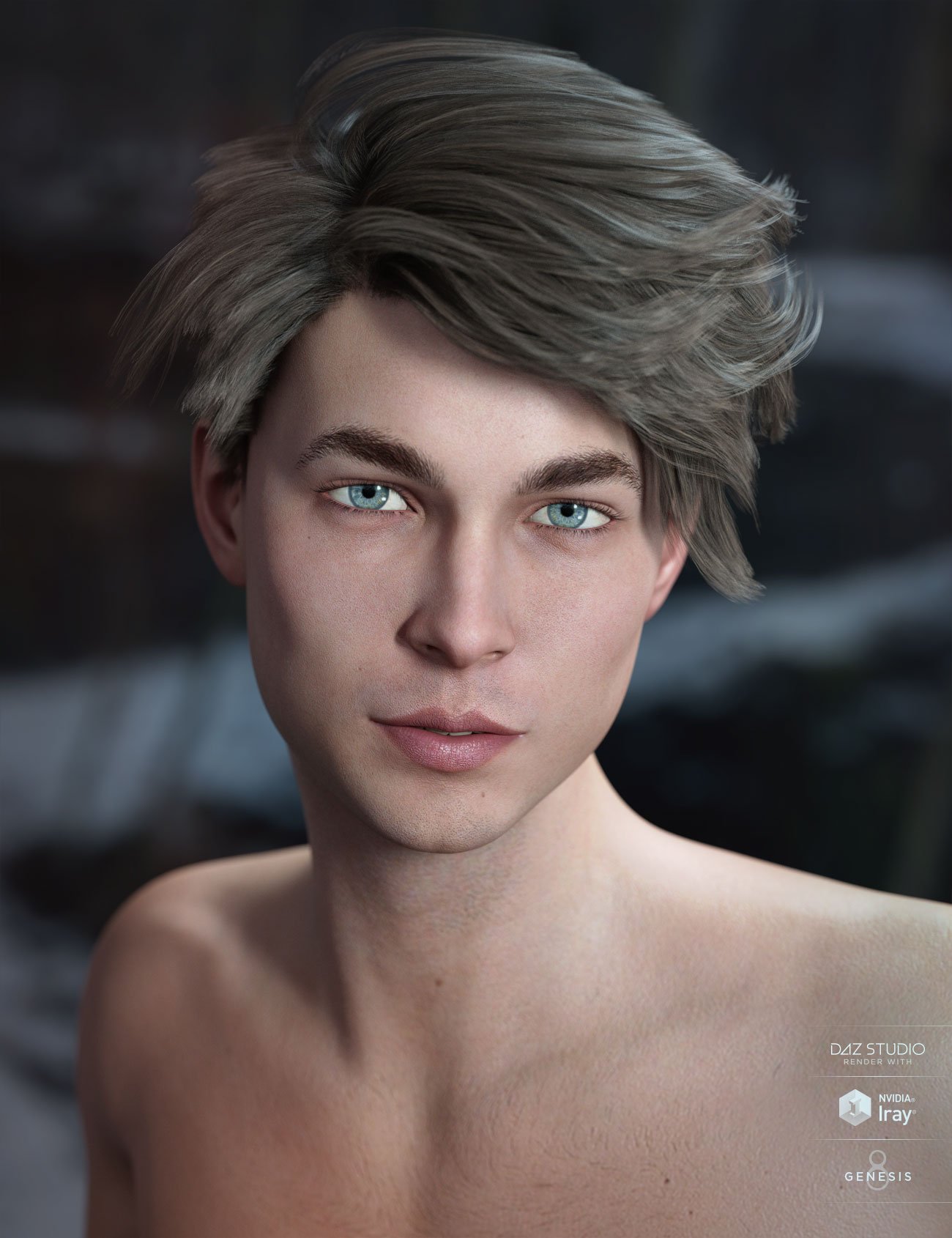 Yeoman Colt Hair for V3 and V4 - Poser and Daz Studio Free Resources Wiki