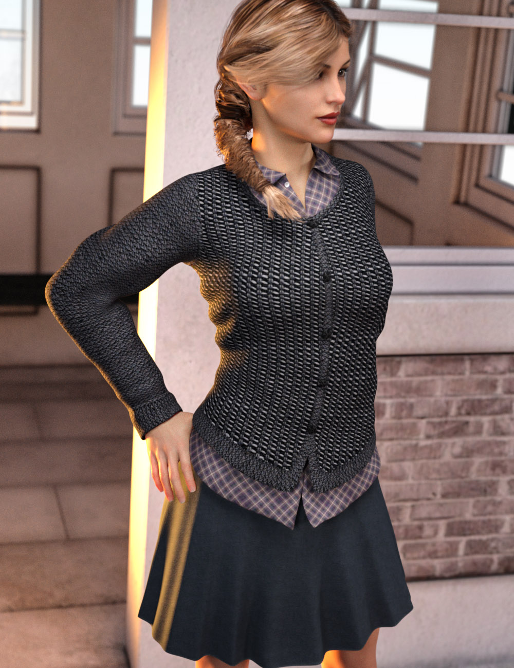 Fall Casual for Genesis 8 Female(s) by: tentman, 3D Models by Daz 3D