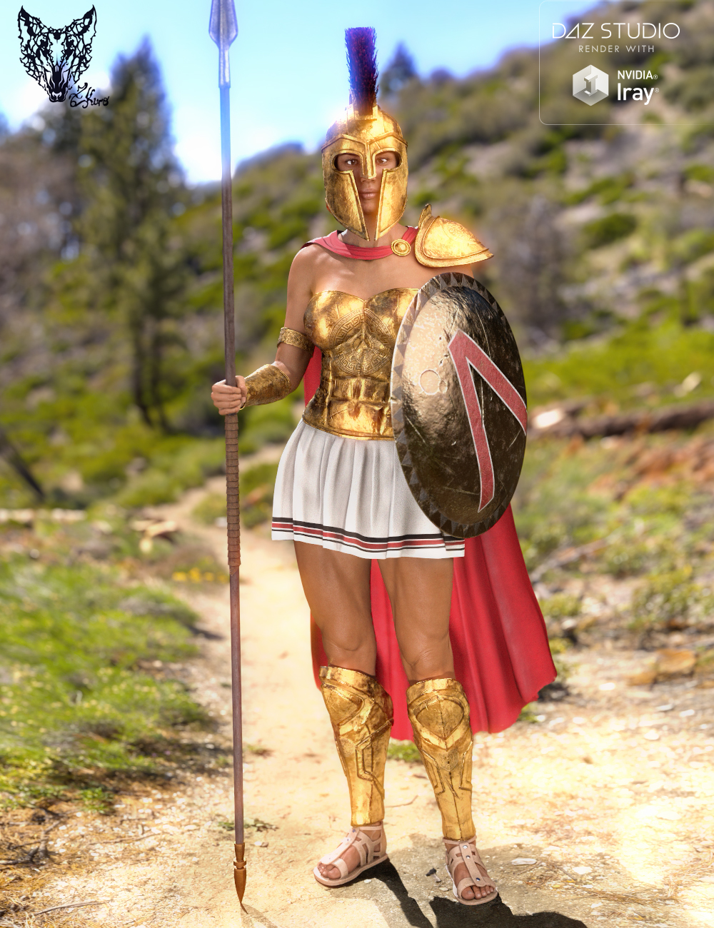 Spartan Armor For Genesis 3 And 8 Female s Daz 3D Spartan Armor For Genesis 3 And 8 Female s Daz 3D