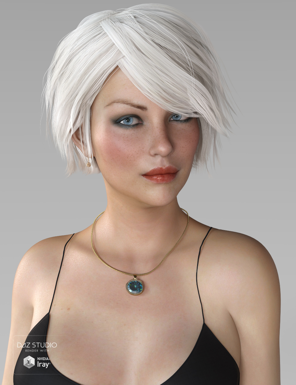 Aviva Hair for Genesis 3 and 8 Female(s) by: SWAM, 3D Models by Daz 3D