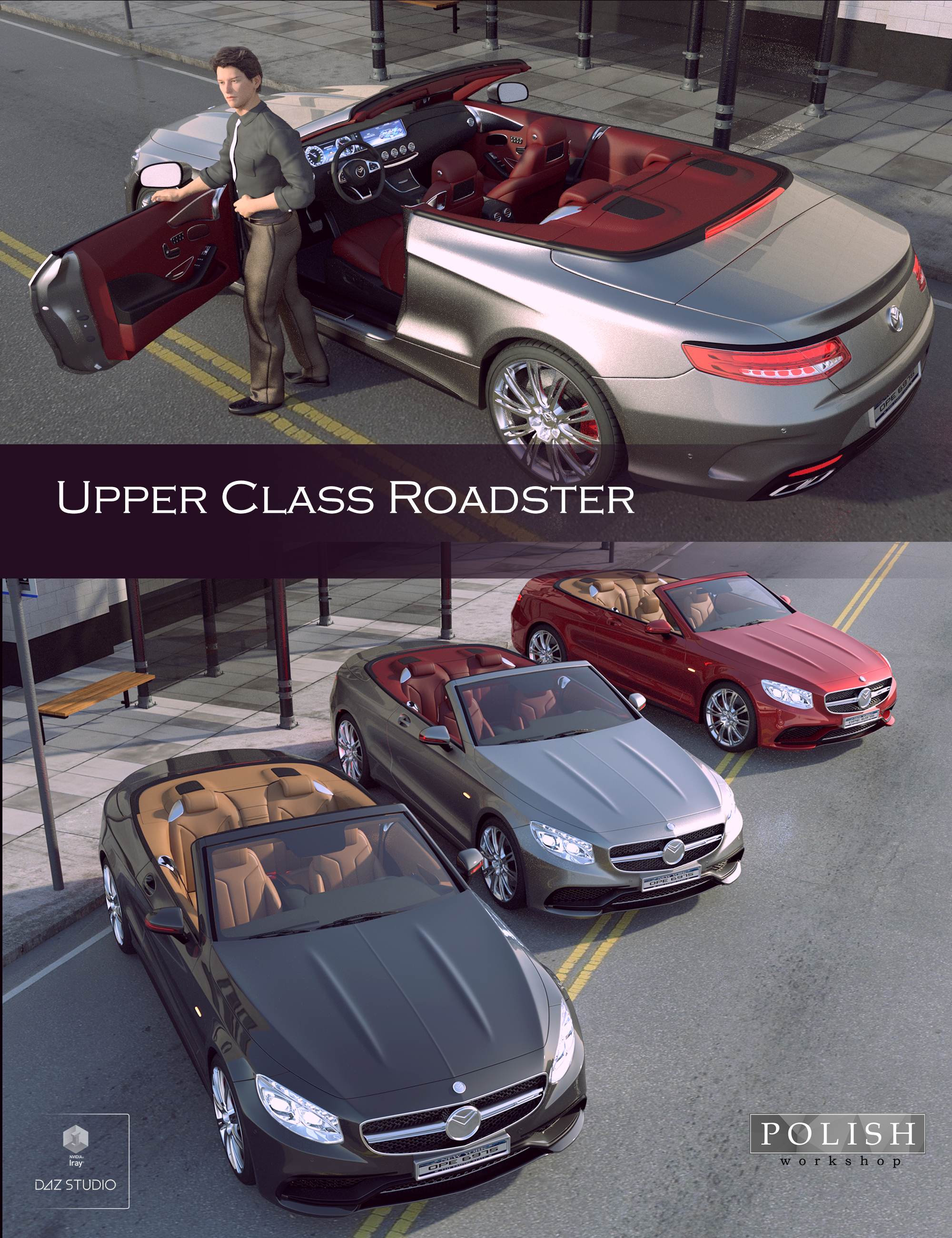Upper Class Roadster by: Polish, 3D Models by Daz 3D