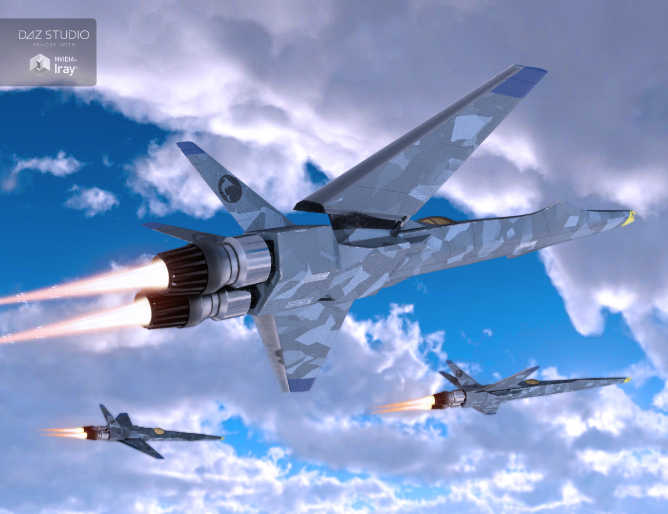 Sleekfighter Alpha by: Valandar, 3D Models by Daz 3D