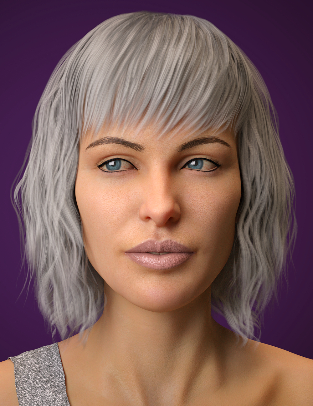 Lenore Hair for Genesis 8 Female(s) by: Toyen, 3D Models by Daz 3D