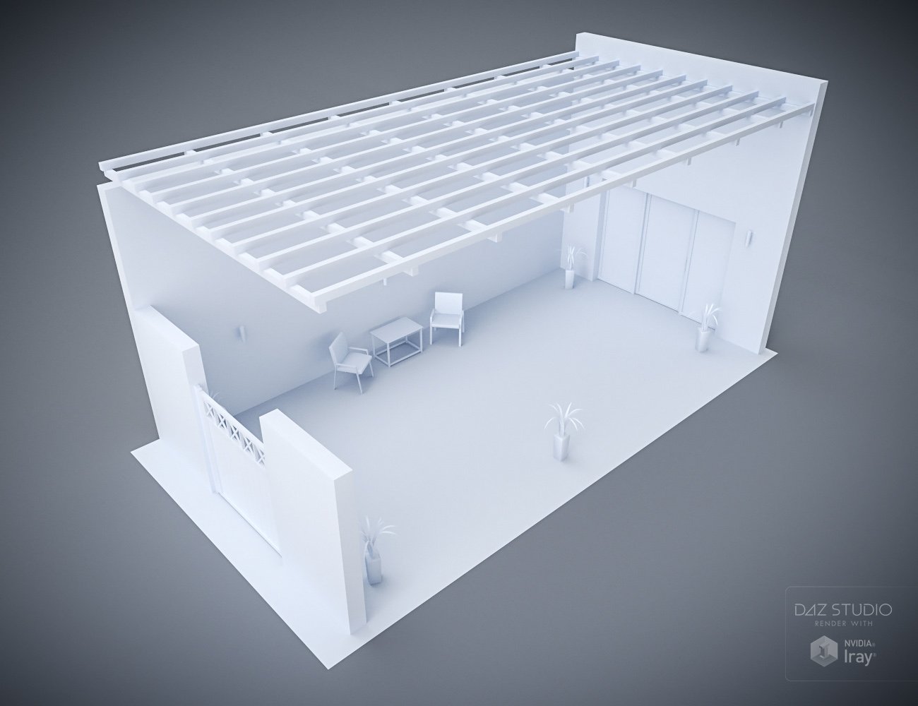 Back Door Walkway Back Door Walkway by: , 3D Models by Daz 3D