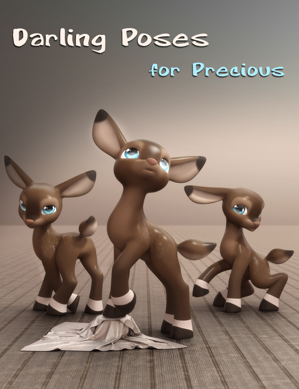Darling Poses for Precious Deer by: Quixotry, 3D Models by Daz 3D