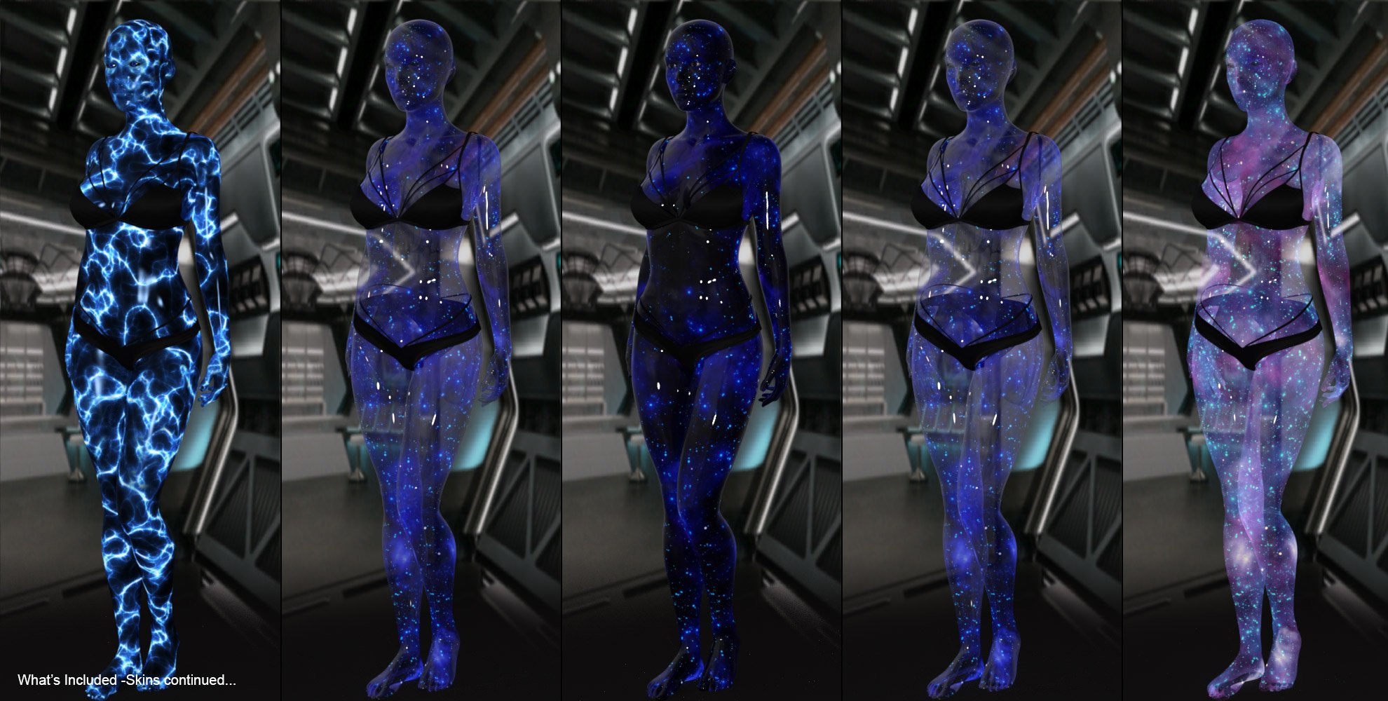 MRL Mutations: Aliens, Angels and Others for Genesis 3 and 8 Female(s) by: Mihrelle, 3D Models by Daz 3D