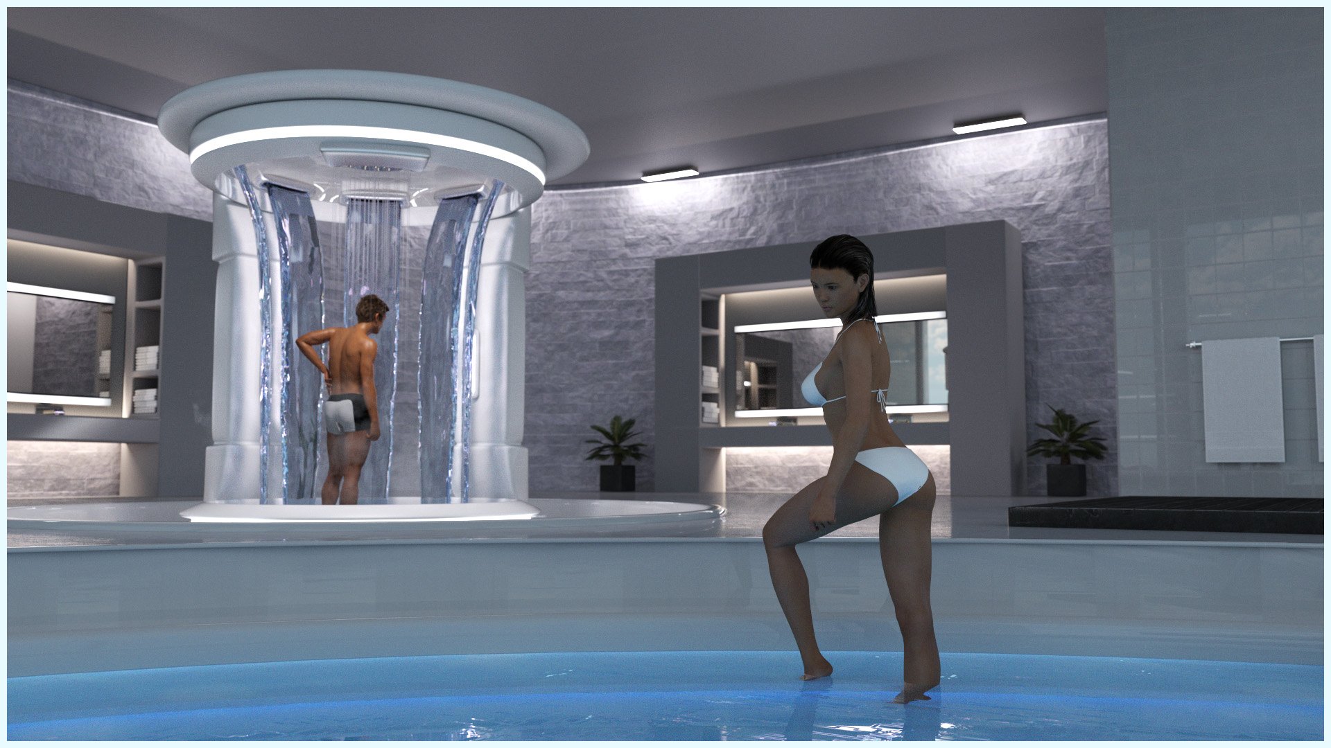 Ultimate Shower Ultimate Shower by: Studio360, 3D Models by Daz 3D