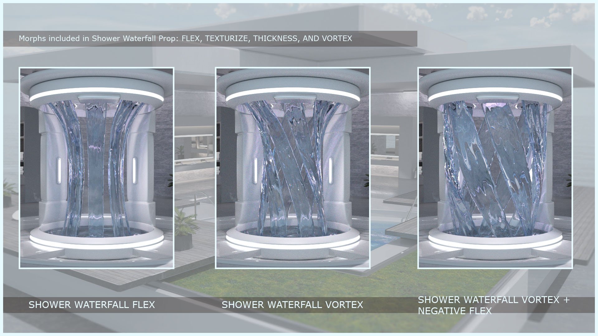 Ultimate Shower Ultimate Shower by: Studio360, 3D Models by Daz 3D
