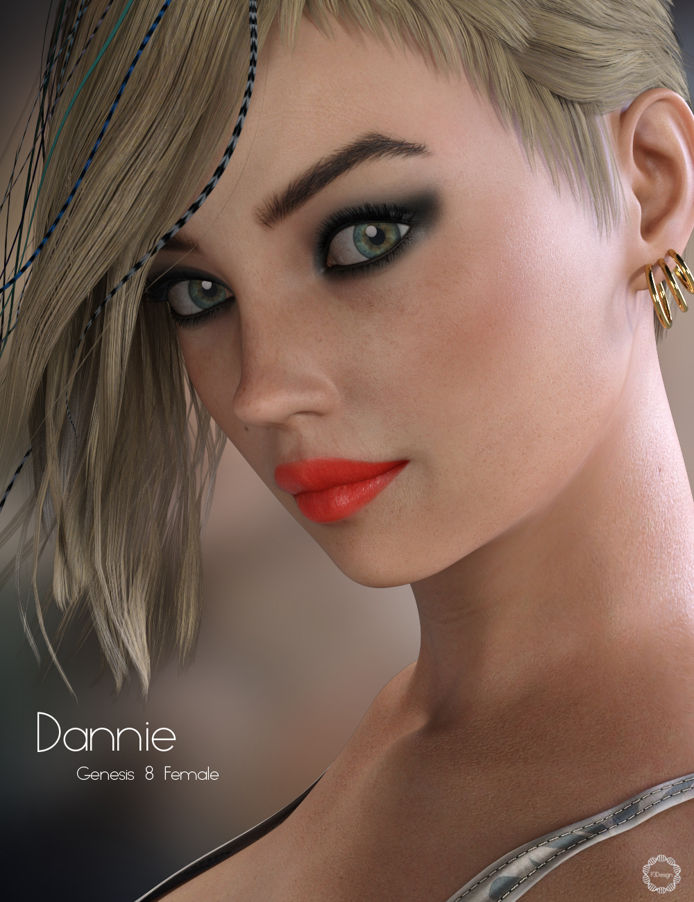 P3D Danny for Genesis 3 and 8 Female by: P3Design, 3D Models by Daz 3D