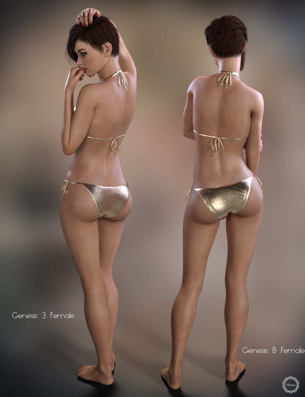 P3D Danny for Genesis 3 and 8 Female by: P3Design, 3D Models by Daz 3D