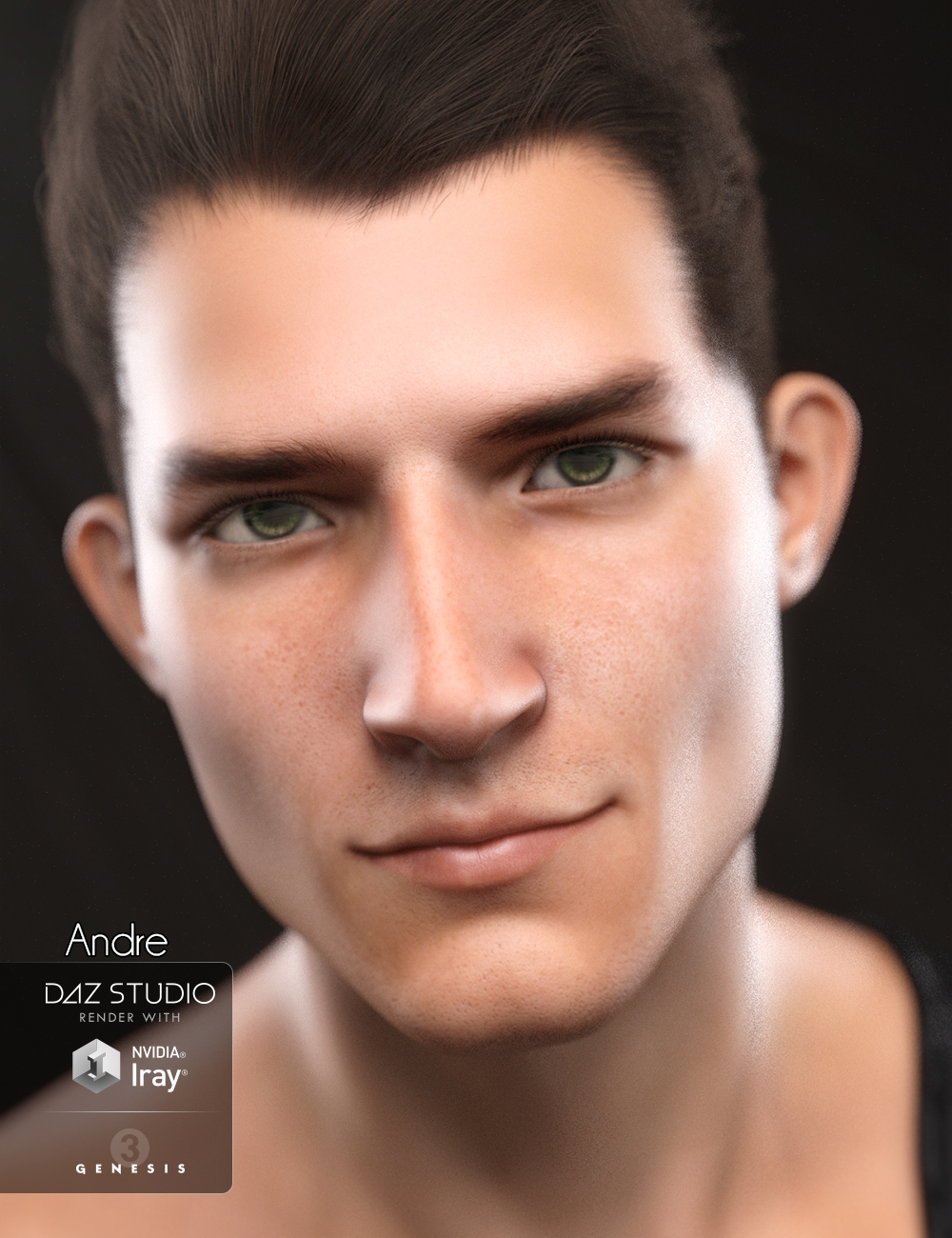 Andre for Genesis 3 and 8 Male by: VincentXyooj, 3D Models by Daz 3D