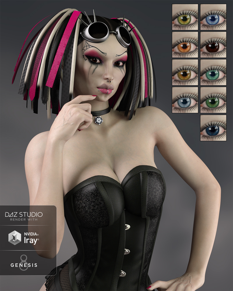 Absinthe for Genesis 8 Female by: TwiztedMetal, 3D Models by Daz 3D