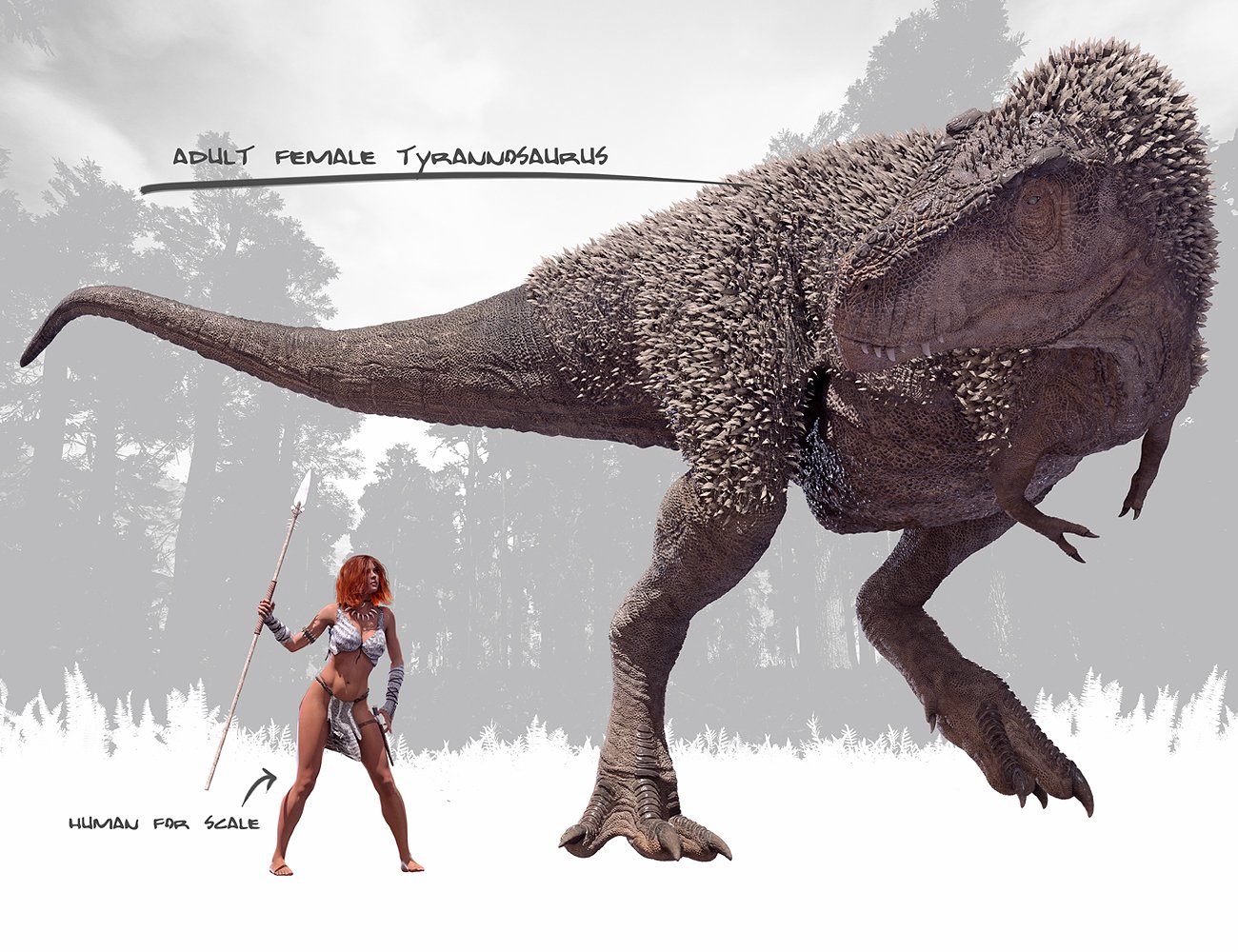 Tyrannosaurus Rex 2 by: Herschel Hoffmeyer, 3D Models by Daz 3D