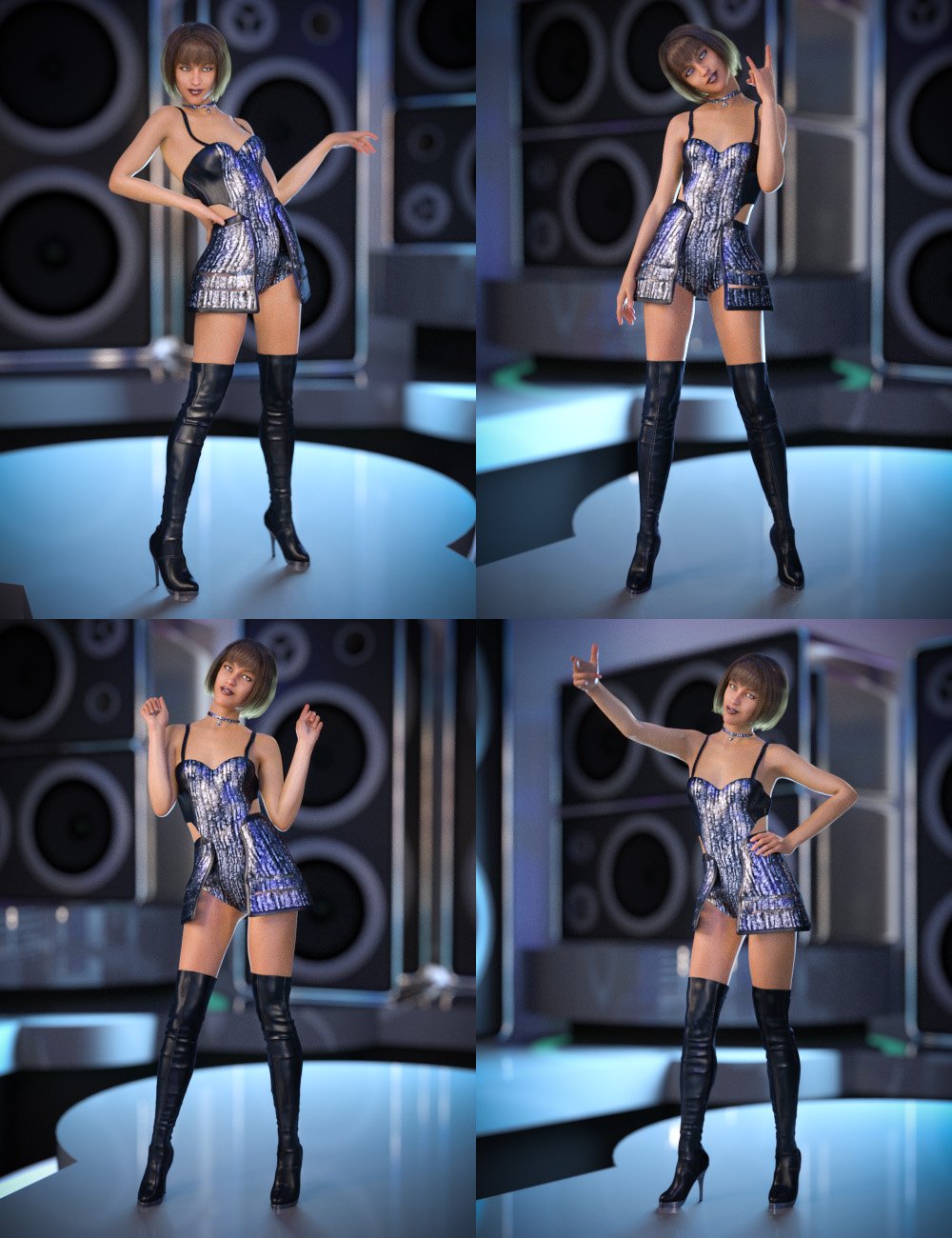 IGD Diva-Tude Poses for Stephanie 8 by: Islandgirl, 3D Models by Daz 3D