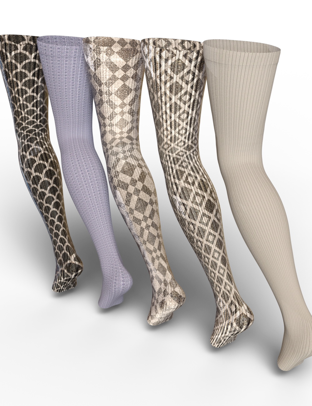 Pendi Boots & Leggings for Genesis 8 Female(s) by: chungdan, 3D Models by Daz 3D