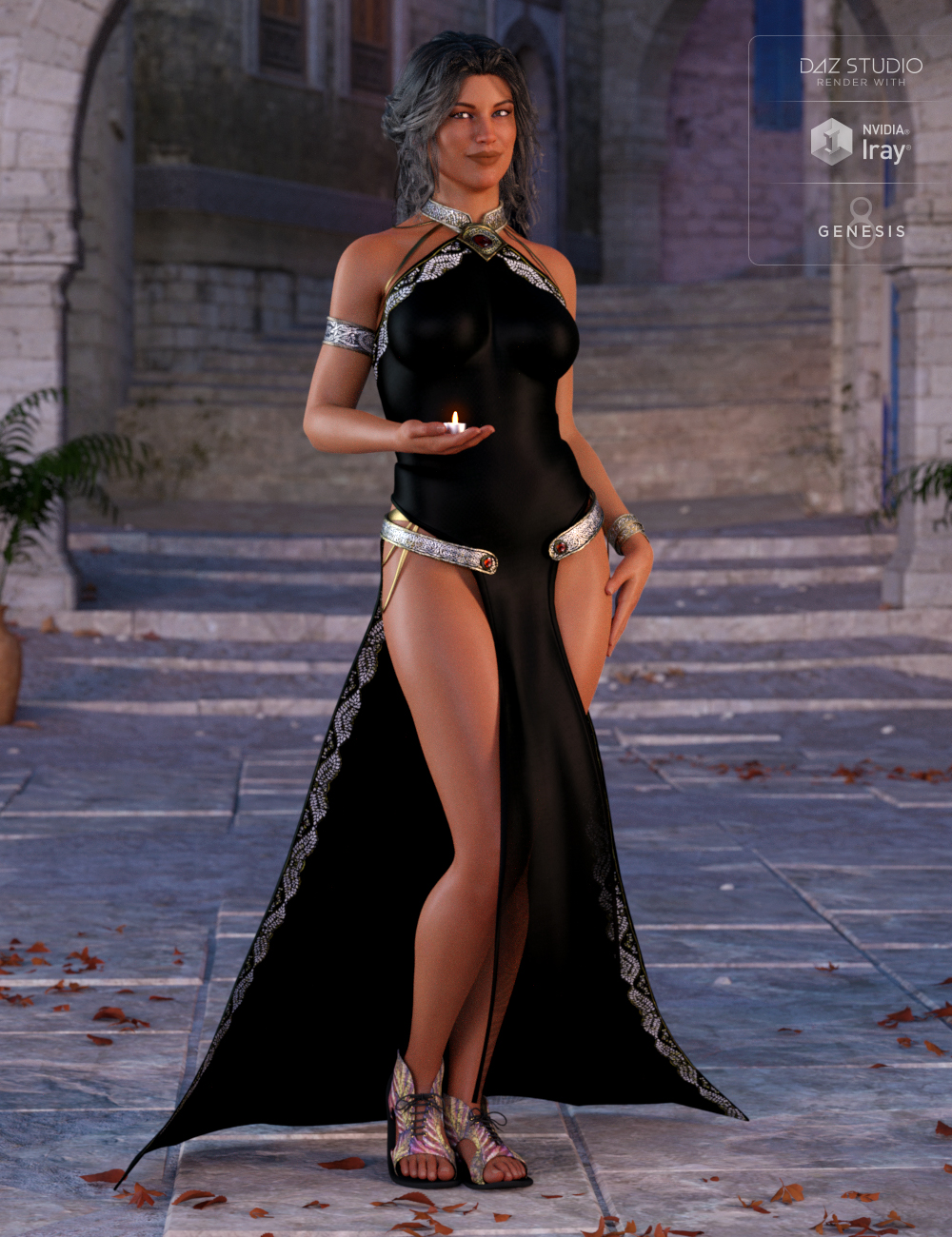 Princess of Light Outfit Textures by: Shox-Design, 3D Models by Daz 3D