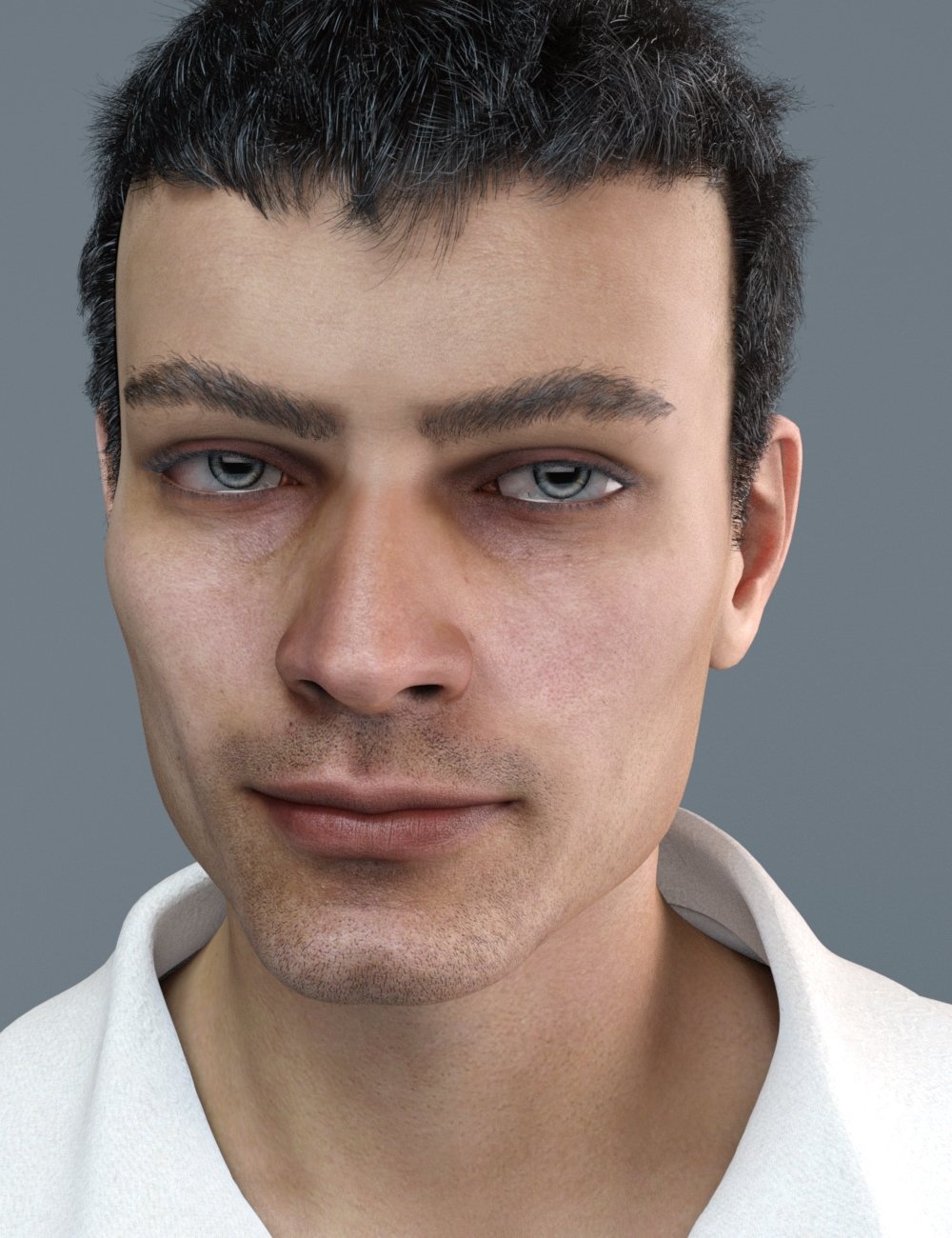 Super Natural Brows Merchant Resource for Genesis 8 and 3 Male by: RedzStudio, 3D Models by Daz 3D
