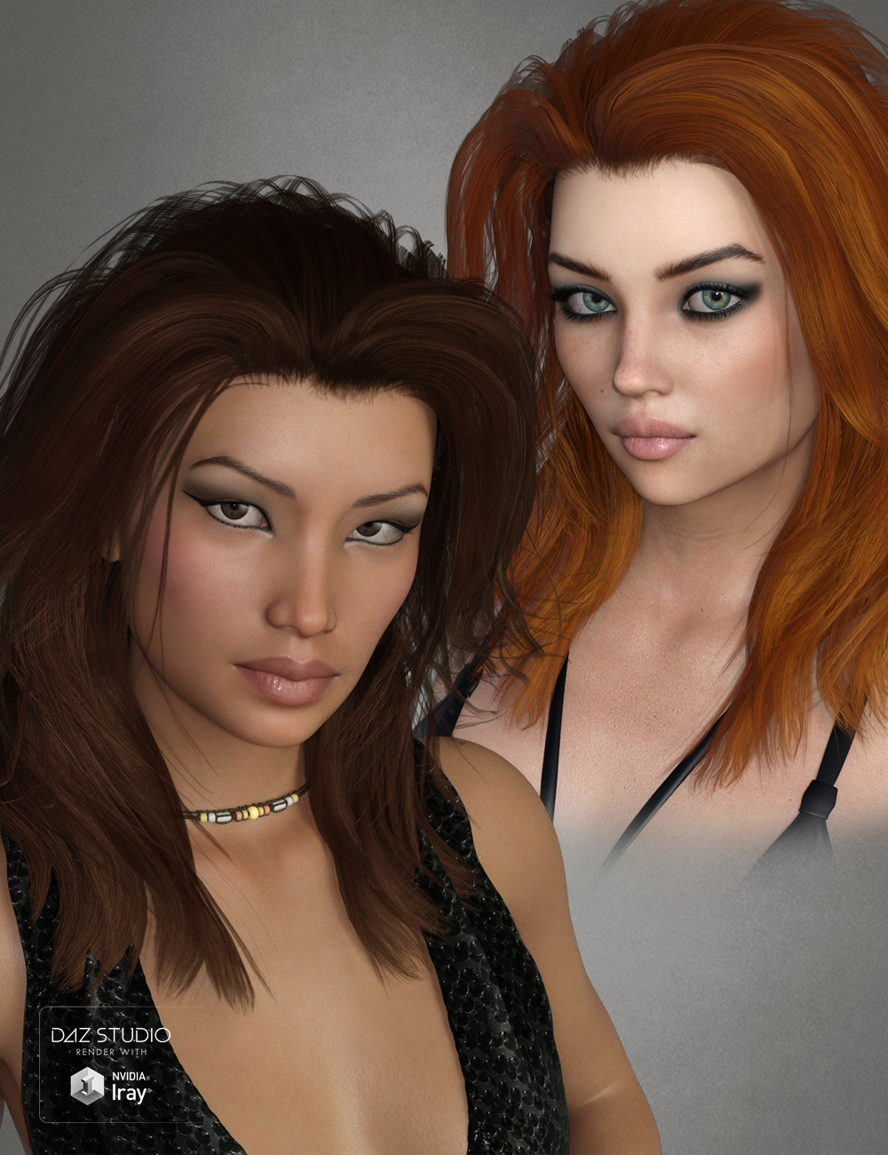 Kim Hair for Genesis 3 and 8 Female(s) by: SWAM, 3D Models by Daz 3D