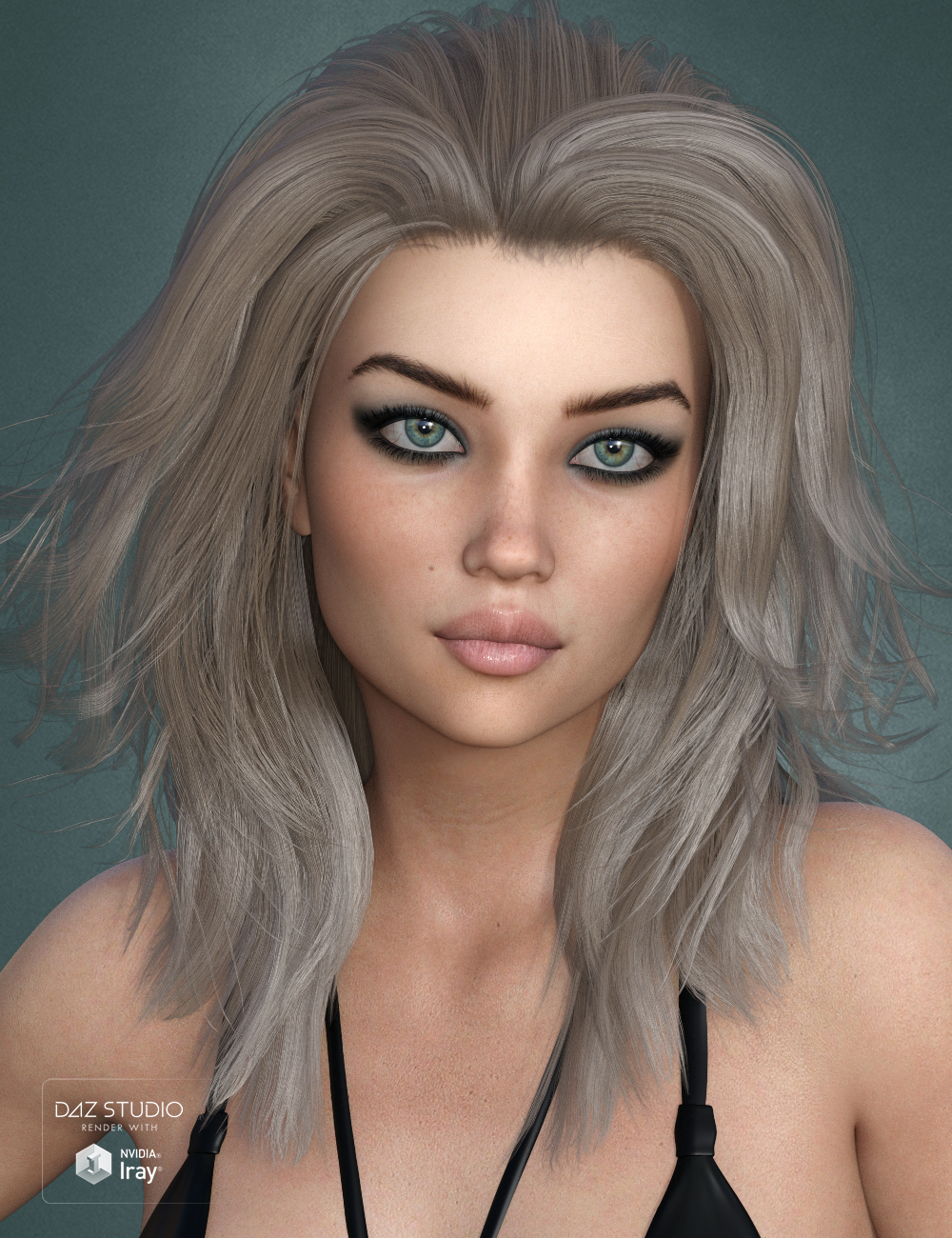 Kim Hair for Genesis 3 and 8 Female(s) by: SWAM, 3D Models by Daz 3D